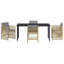 4 - Person Patio Dining Set Table,-1943059880-1943059884