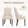 Aalbert Tufted Wing Back Parsons Upholstered Dining Chair Side Chair