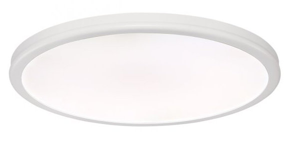 Stanwyck 1 - Light LED Flush Mount, 2700K, White, 0.88" H x 22" W x 22" D
