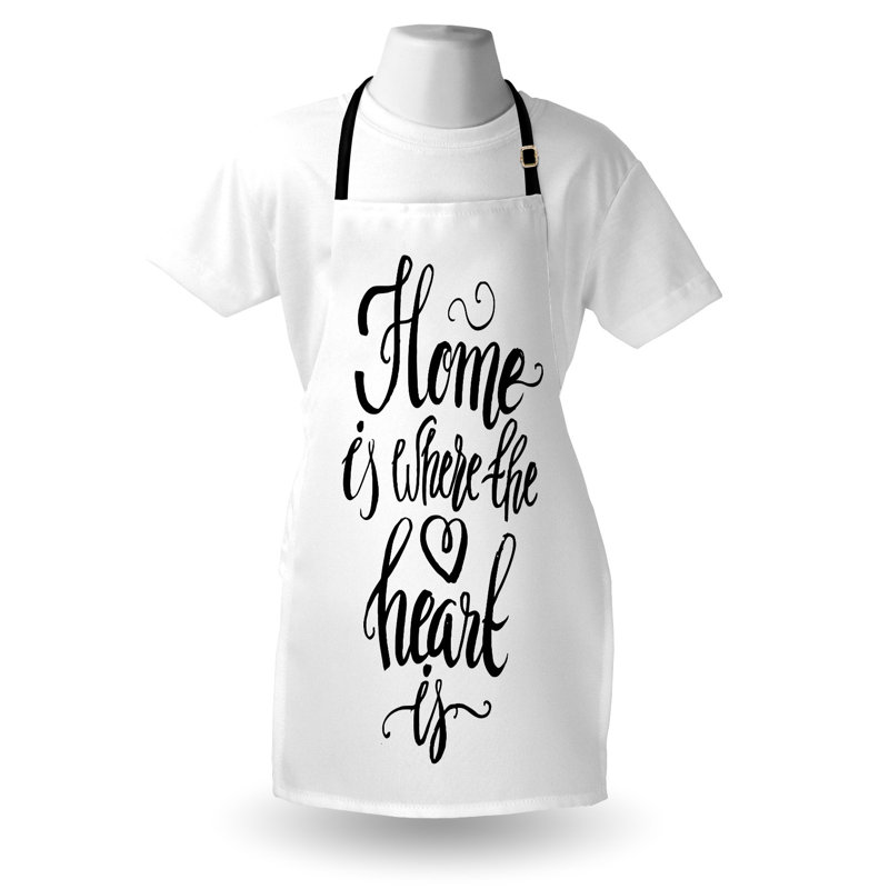 No Pattern Bib Apron