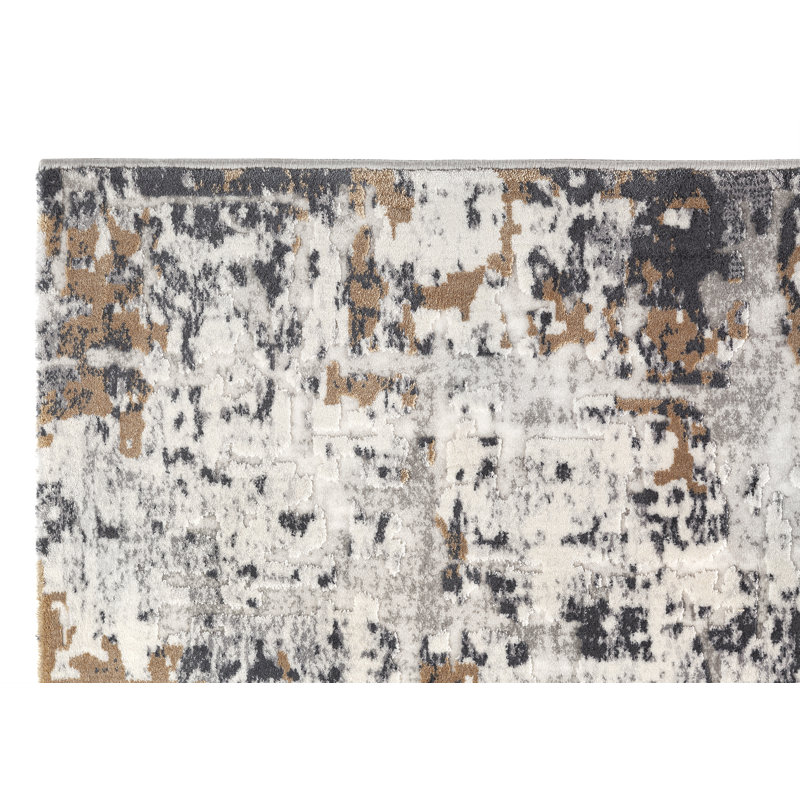 Swaffham Abstract Hand Woven Area Rug, Rectangle 133 x 190cm