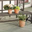 Nesting Metal Plant Stands with Scrollwork, Set of 3