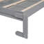 Lit escamotable double pleine grandeur avec tablettes et lumières DEL, gris (OLD SKU: LP000694AAE)