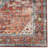 Jakobson Machine Washable Rust and Ivory Area Rug-1568371975