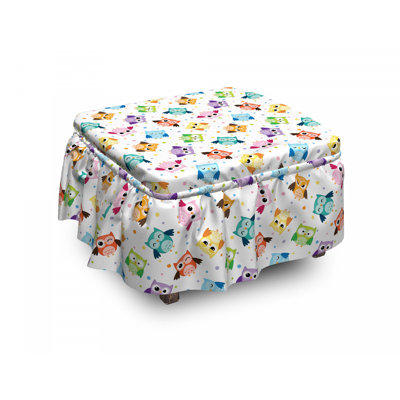 Box Cushion Ottoman Slipcover