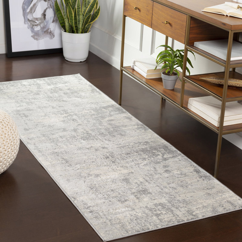 Griffiths Machine Woven Abstract Area Rug, Runner 2'7" x 7'3"
