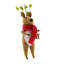 6'' Fabric Animals Holiday Shaped Ornament