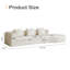 Canapé modulaire rembourré en velours côtelé Benen 127 po Benen-394373151