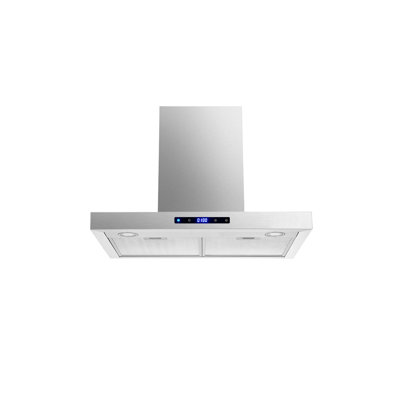 AGUA CANADA 30" Stainless Steel 500 CFM Ducted (Vented) Wall Range Hood with Mesh Filter