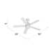 Calhan 52'' 5 Blade Ceiling Fan with LED Light Kit