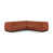 Cognac Chenille Fabric