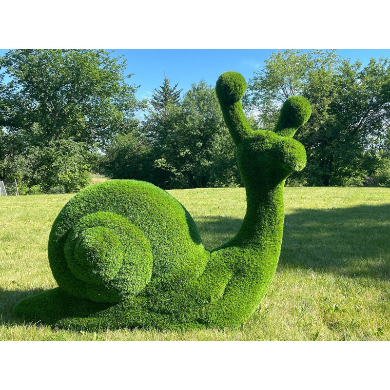 Topiaire d'escargot extérieur