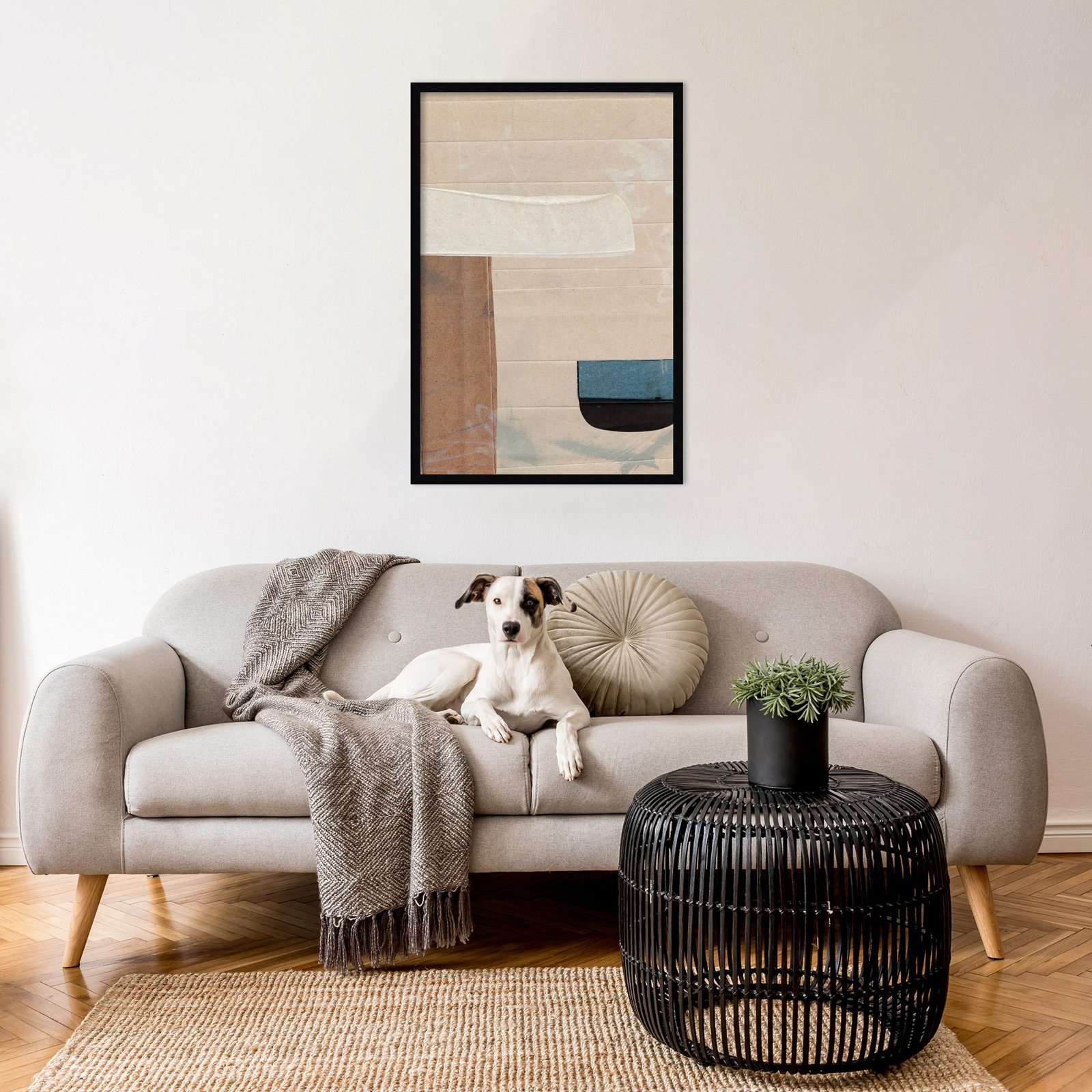 Cleve "Sauna Serenity" Print by Dan Hobday, Black, 33" H x 23" W