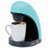 Single-Serve Drip Coffee Maker with Ceramic Mug (Blue)