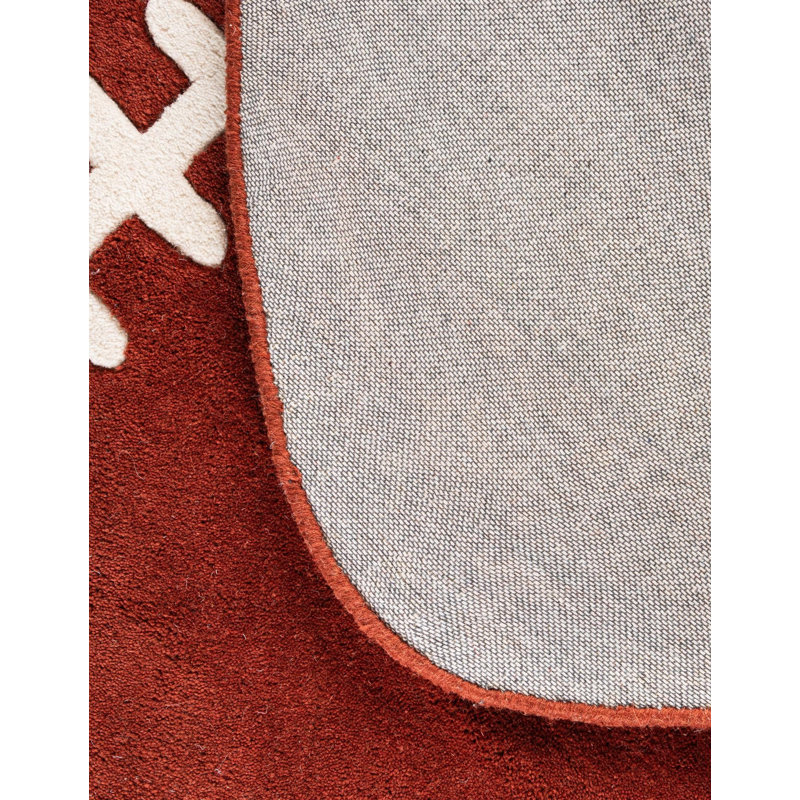 Tapis en laine pour enfants Unique Loom, Ovale 5 pi 11 po x 10 pi 6 po