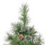 Arbre mélangé 7 'en cachemire et poils de neige avec cônes 75 pins - UL, 1233 pointes, diamètre: 59-103718626-103718627