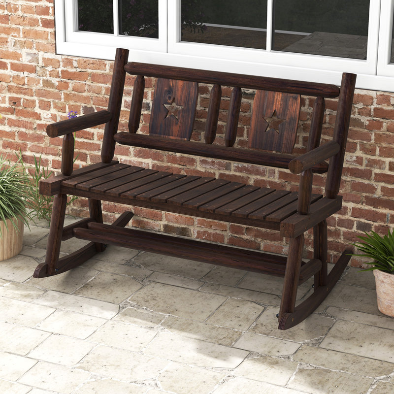 Siddie Wood Outdoor Bench