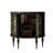 Modern Black Solid Wood Accent Cabinet-1705956456