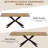 55.11-70.8 Inch Extendable( With Rotating Extension Leaves) Rectangle Dining Table For 6-8 People-1203677234