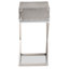 48cm W Metal Bedside Table