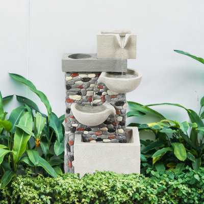 Elnora Outdoor Cascade Fountain