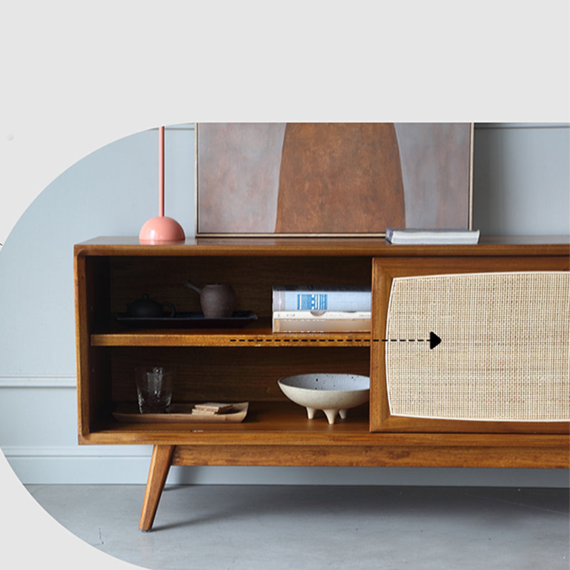 French retro style living room TV stand