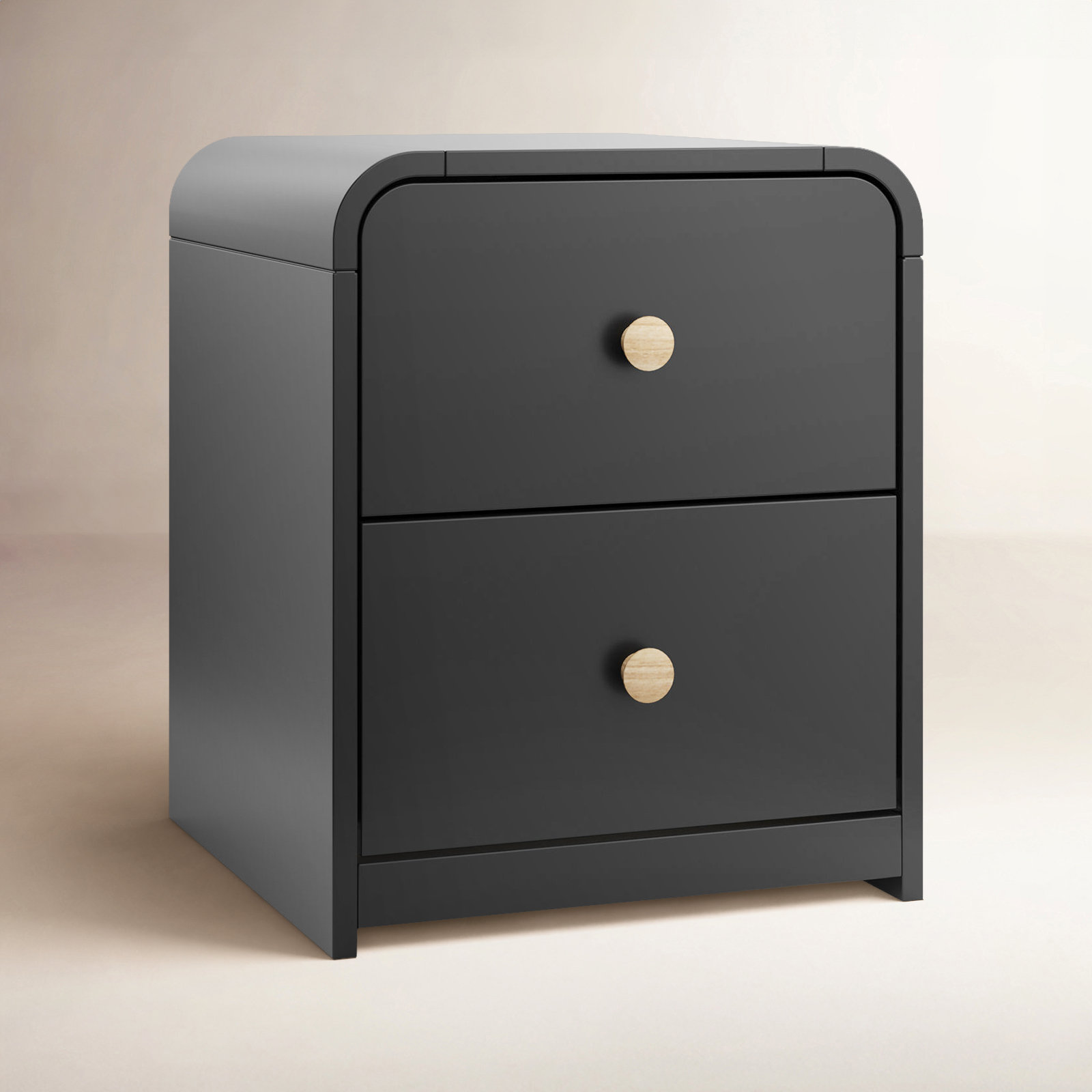 Santos Nightstand, Black