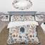 Ensemble de housse de couette Nordic Blue Bloom Scandinavian Floral II-1685502161