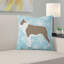 Winter Snowflakes Solid Colour Throw Pillow-32011220