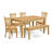 Alingtons - Person Solid Wood Solid Wood Top Four Leg Dining Set-1542204516
