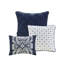Édredon très grand indigo - 7 pièces avec housse en coton respirant et coussins-122461029-122461032