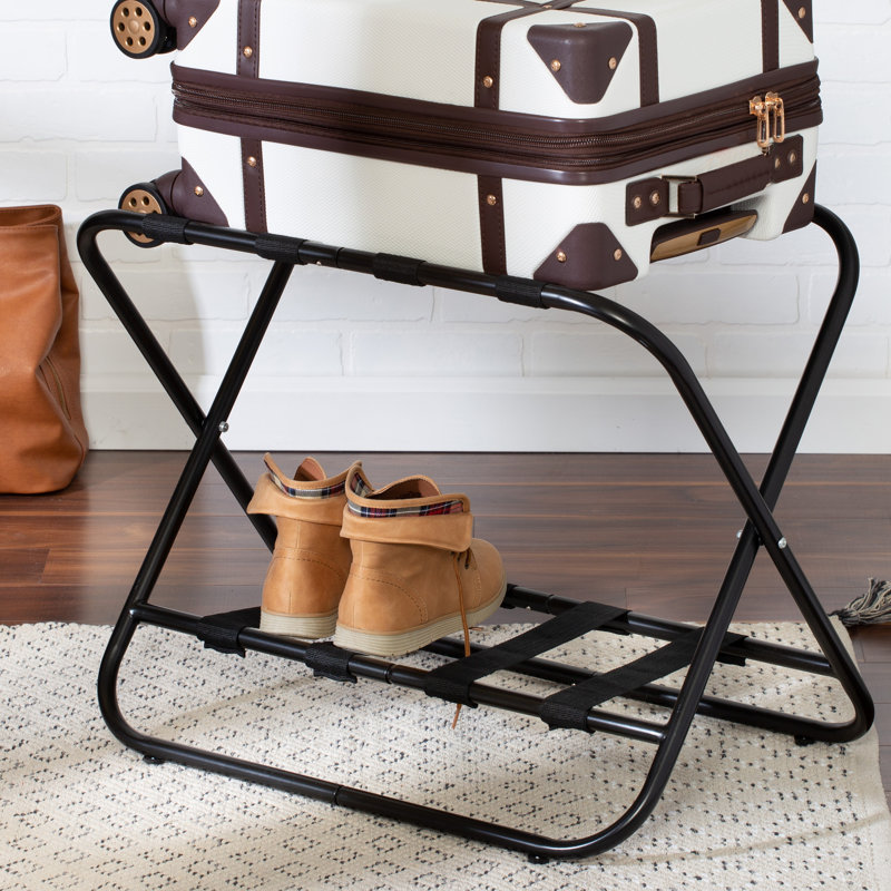 Porte-bagage pliable en X Mishti