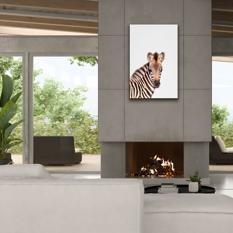 «Baby Zebra» par Tai Prints, H 40 po x l 26 po x P 1,5 po