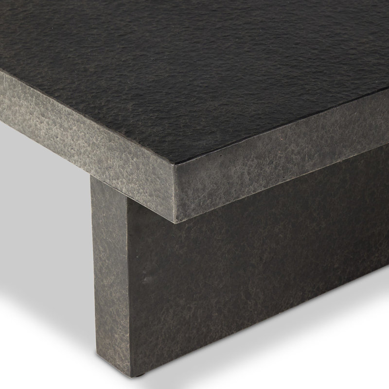 Myles 55'' Concrete Outdoor Coffee Table