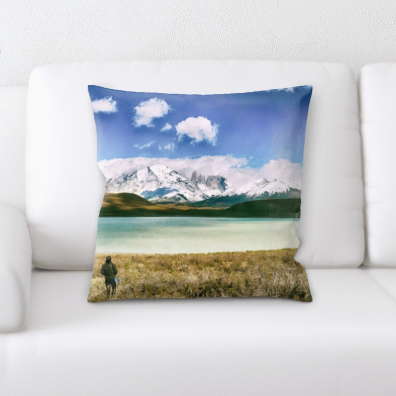 Microsuede Throw Pillow