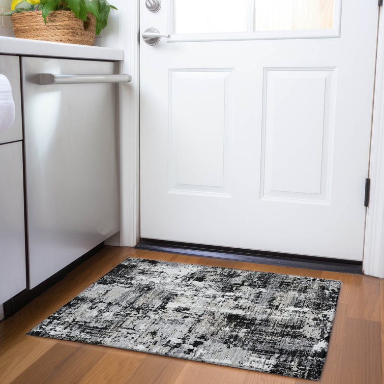 Premium Machine Washable Mayfield AMF1008 Abstract Rug