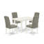 Ensemble de table de salle à manger rectangulaire en bois massif avec plateau papillon-106903406-122934849-122934850