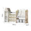 Kids Large Plastic Toy Storage Organizer and Bookshelf Combination