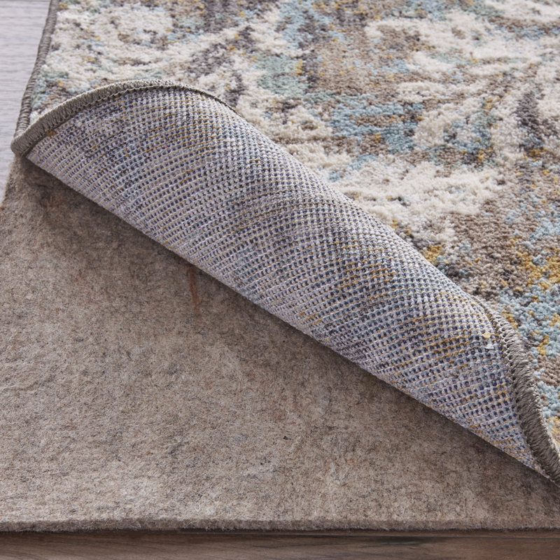 Gray and Multi-Color Medallion Viscose Area Rug