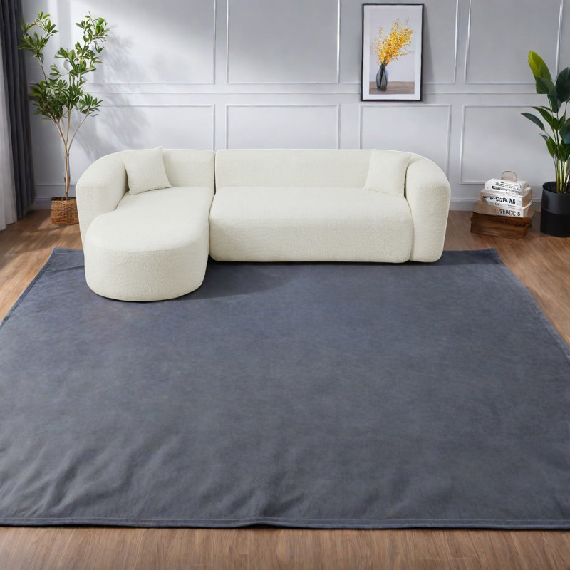 Canapés modulaires de luxe en chenille, canapé moderne spacieux pour la maison