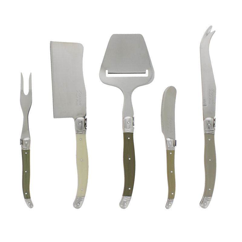 Ensemble de 5 couteaux Alcott Hill Hixon Mist Laguiole