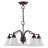 Becky 5 - Light Steel Chandelier-22240837