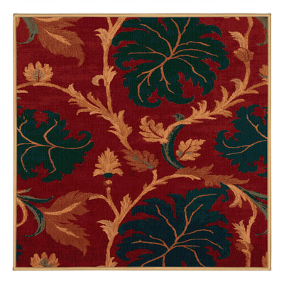 Machine Washable French Brown Area Rug