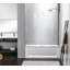 Porte de baignoire coulissante simple sans cadre l 56,29 "- 60" x H 60 "-85752690