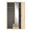 Raphel 3 Door Manufactured Wood Wardrobe