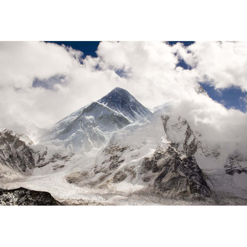 Mount Everest - Nepal - Wrapped Canvas Print, 30cm H x 46cm W x 3.8cm D