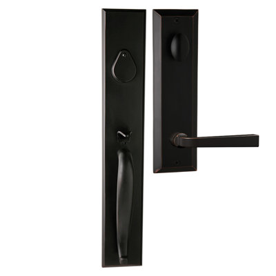 Bravura 980G-904S Dummy Charleston Handleset with Memphis Lever in Oil Rubbed Bronze - R