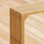 46" Solid Wood Narrow Console Table Nature For Living Room, Foyer