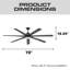 Ventilateur de plafond 70 po Mule Sterling-286327680-286327681
