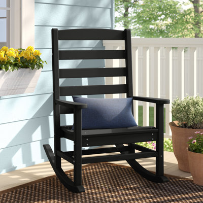 POLYWOOD x Sol 72 Jamarion Porch Rocking Chair by Sol 72 Outdoor